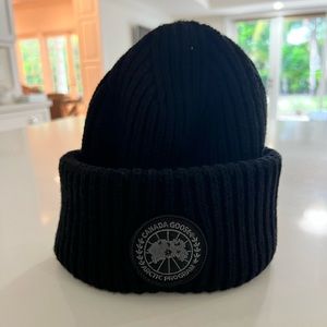 Canada Goose Black Beanie